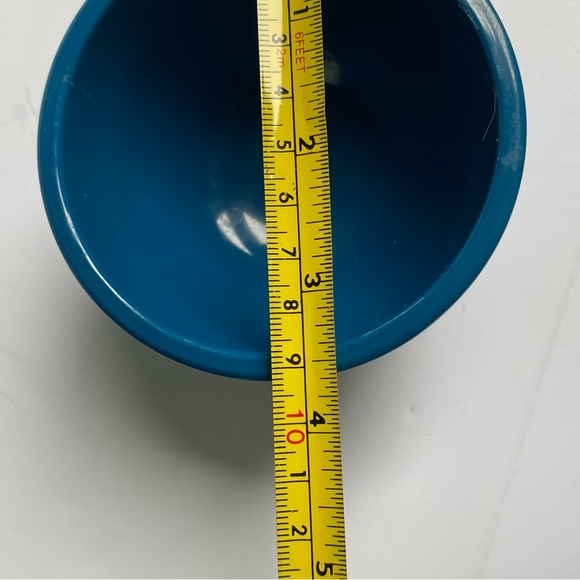 TarHong Melamine Bowls Set Of 4 Turquoise Aqua Blue 5.75” Tar Hong Nesting - Picture 12 of 16